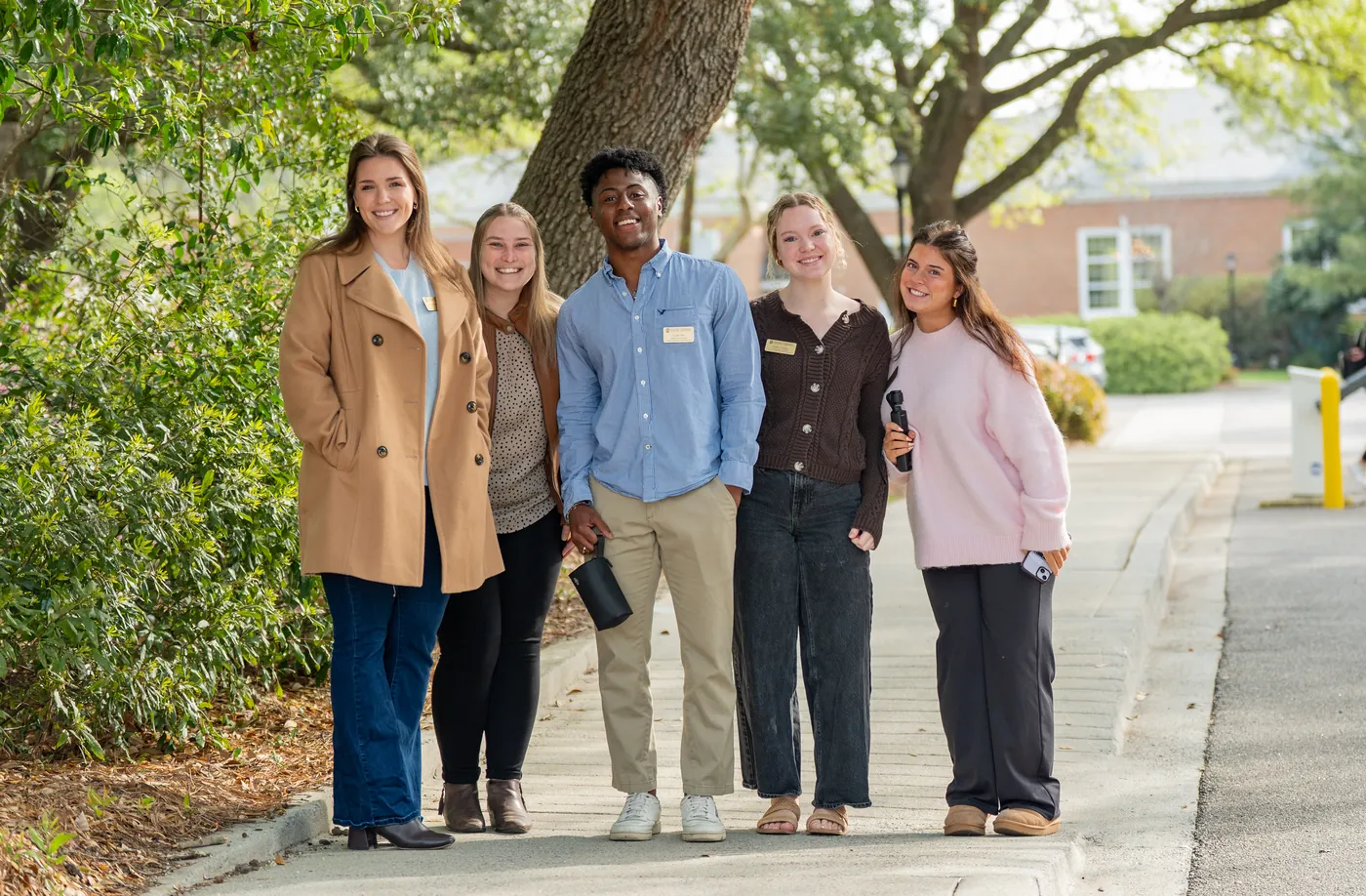 Siah with the Coastal Carolina University marketing team